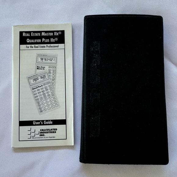 Calculator - Real Estate Master IIx Qualifier Plus IIx - Picture 3 of 3